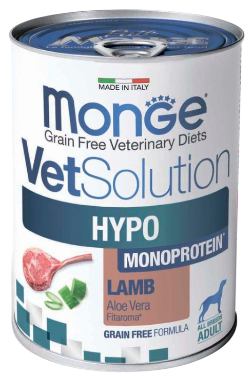 Monge Vet Solution Hypo Monoprotein (ягненок), 400 г