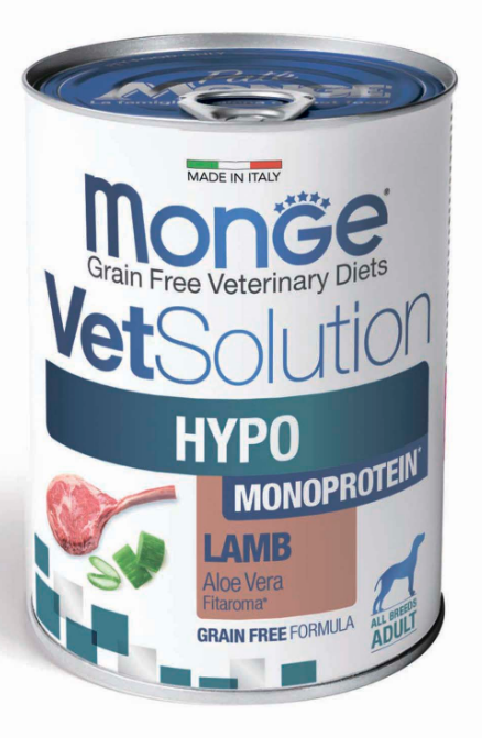 Monge Vet Solution Canine Hypo Monoprotein (ягненок), 400 г