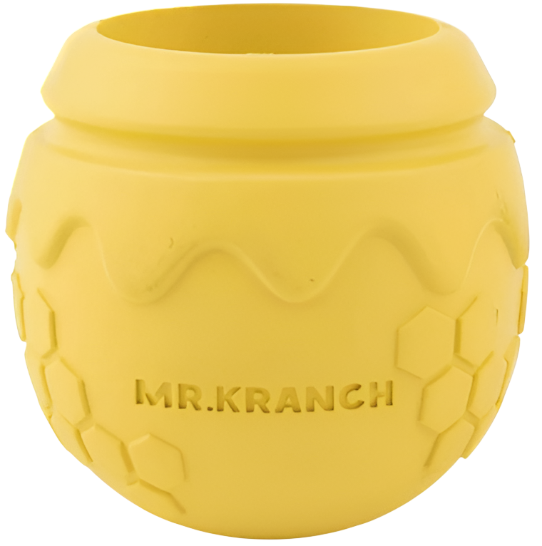 Mr. Kranch игрушка для собак Медовый горшочек (желтая) 