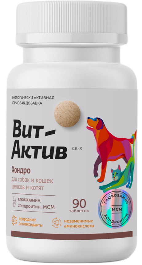 Вит-Актив СК-Х Хондро для собак и кошек, 90 таб
