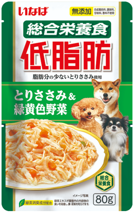 INABA Teishibo для собак (куриное филе и овощи), 80 г