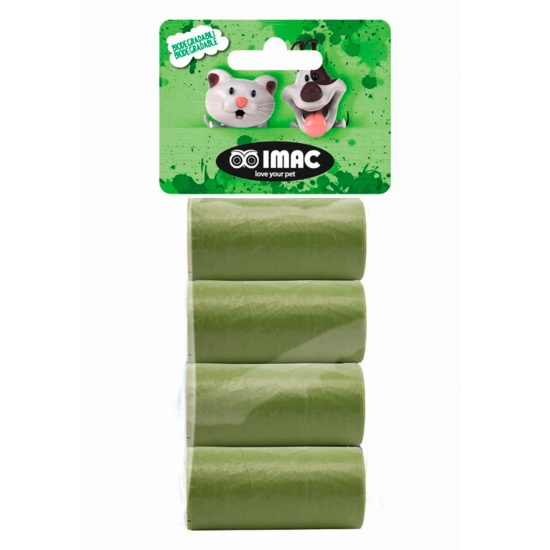IMAC пакетики для сбора фекалий, 4 рулона