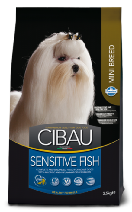 Farmina Cibau Sensitive для собак мини пород (рыба), 2.5 кг