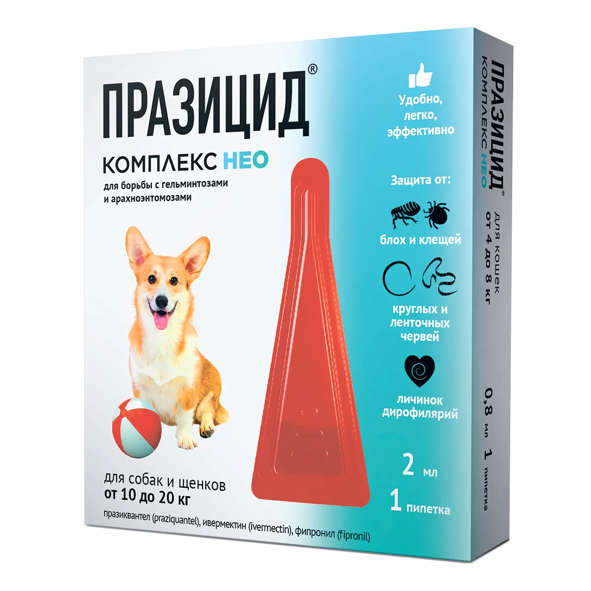 Apicenna Празицид-комплекс НЕО для собак и щенков, 10 - 20 кг