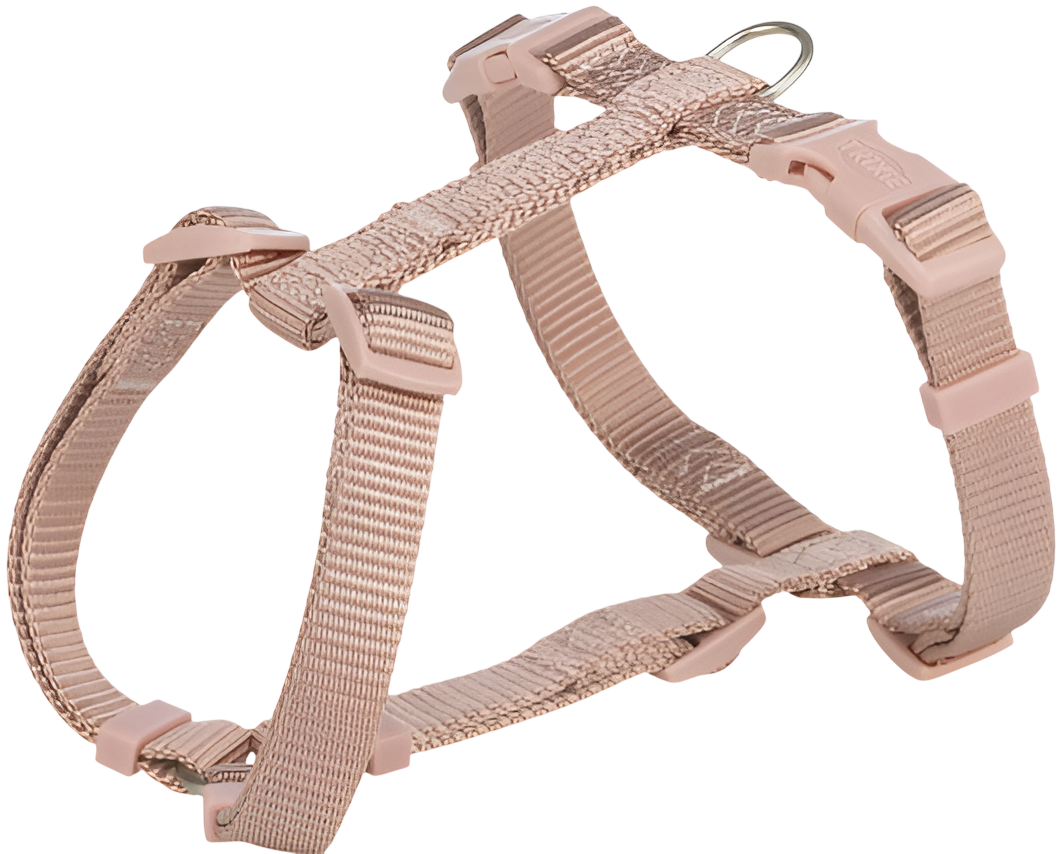 Trixie Premium H-harness (пудровый), XXS/XS