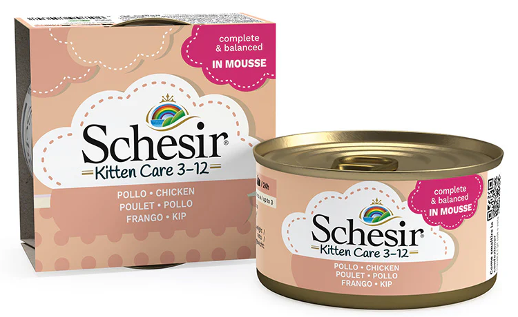 Schesir для котят (мусс с курицей), 85 г