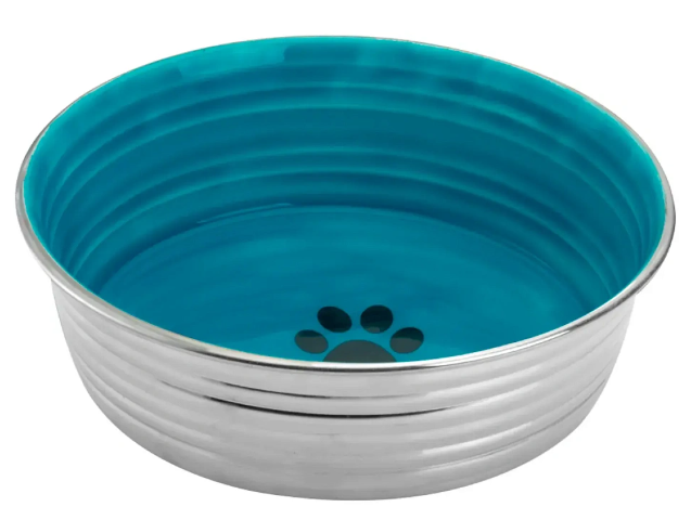 Mr.Kranch миска из нержавеющей стали с керамическим покрытием Cyclo (голубая), 1.2  л