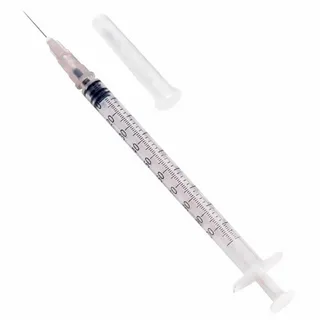 VANSUNTECH шприц иньекционный одноразовый, 1 мл, игла 0.45*13 мм