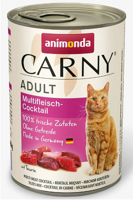 Carny для кошек (мультимясной коктейль),  400 г 