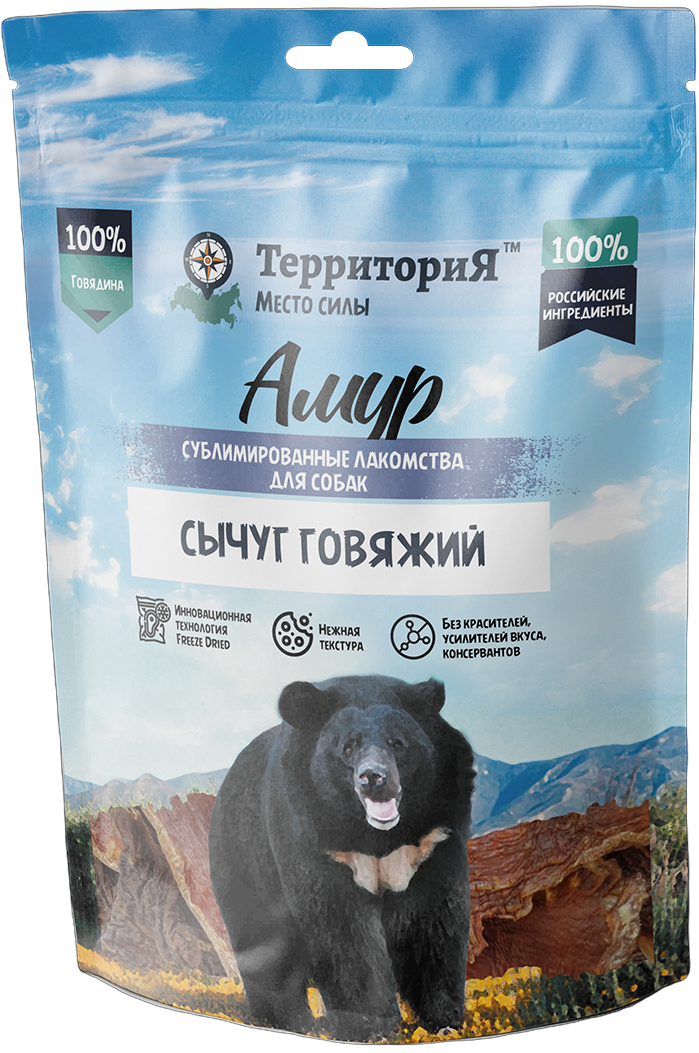 ТерриториЯ Амур для собак (сычуг говяжий), 40 г