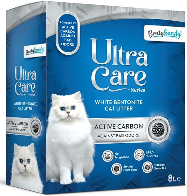 BentySandy Наполнитель Ultra Care Active Carbon, 8 л