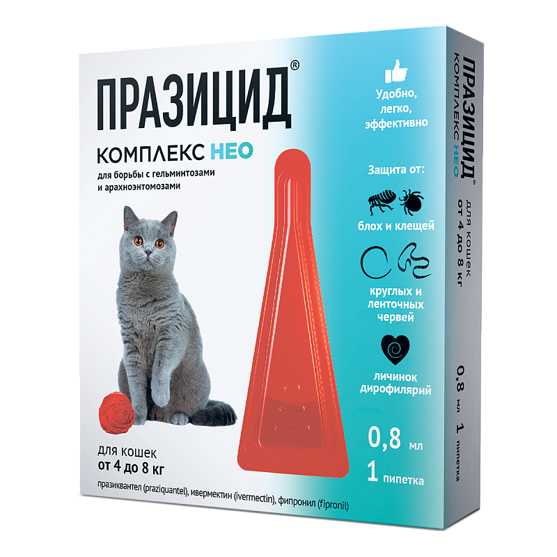 Apicenna Празицид-комплекс НЕО для котят и кошек