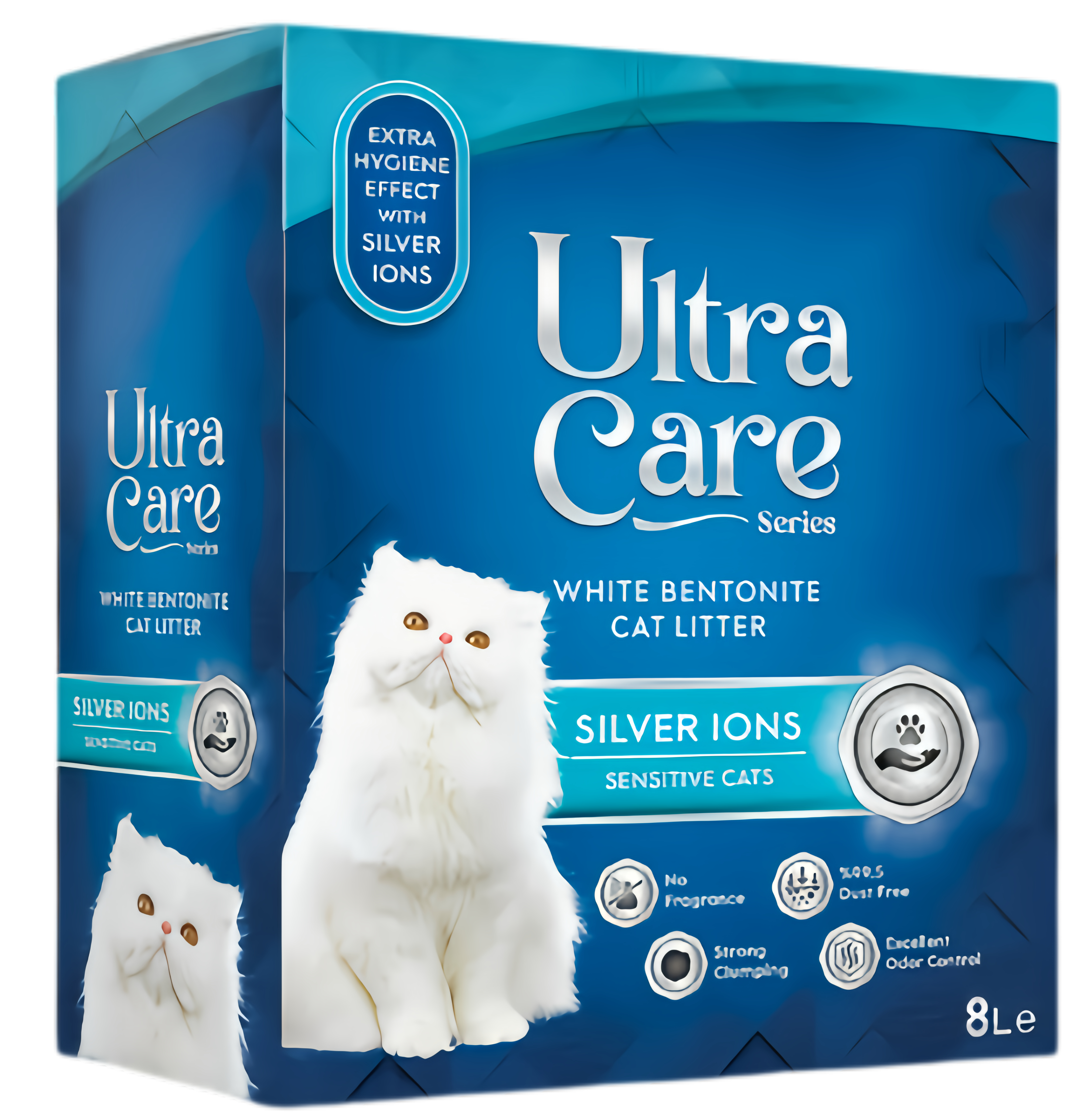 BentySandy Наполнитель Ultra Care Silver Ion, 8 л