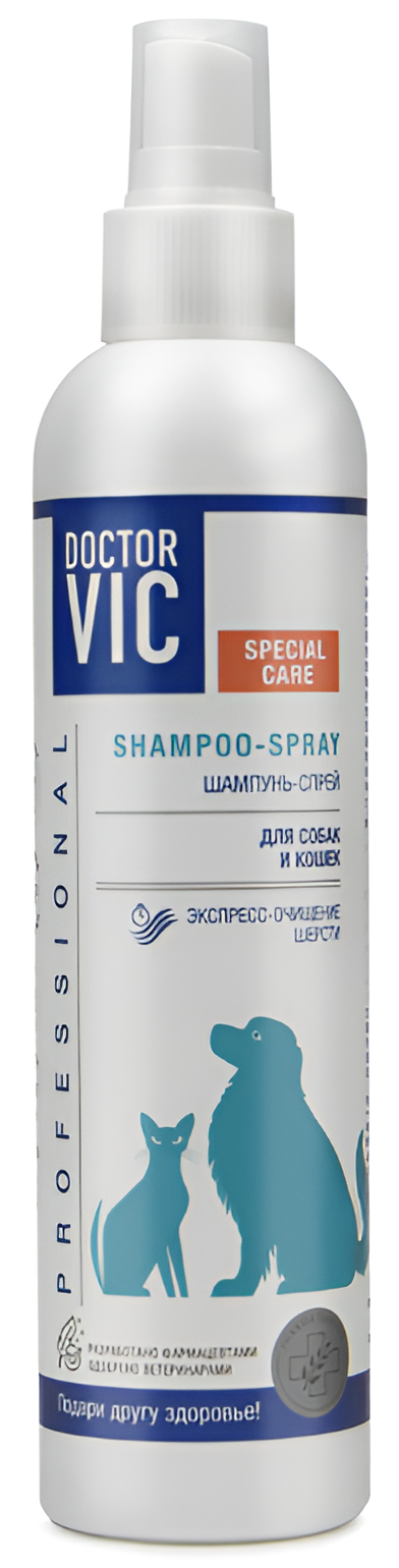 Doctor VIC шампунь - спрей для собак и кошек, 250 мл