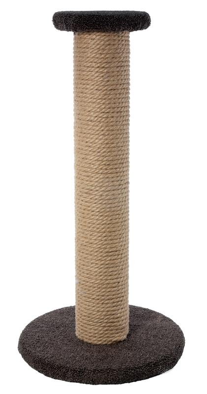 Gamma Когтеточка "Столбик Лофт" с площадкой, 300*300*600мм